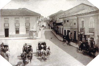 Largo da S e rua do Imperador - 1887